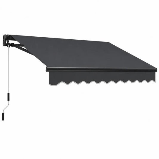 Tenda da sole in poliestere e metallo 300x250 cm antracite
